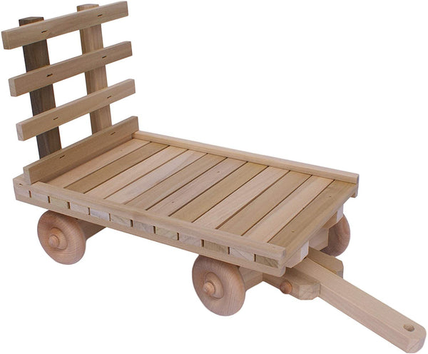 Amish-Made Wooden Toy Hay Wagon – AmishToyBox.com