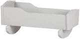 Amish-Made Wooden Rebekah's Collection Doll Cradle with Blanket Set