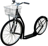 Amish-Made Deluxe Kick Scooter Bike, 24" Front Wheel 20" Rear Wheel, Adult-Size