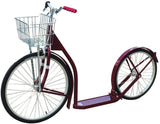 Amish-Made Deluxe Kick Scooter Bike, 24" Front Wheel 20" Rear Wheel, Adult-Size