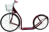 Amish-Made Deluxe Kick Scooter Bike, 24" Front Wheel 20" Rear Wheel, Adult-Size