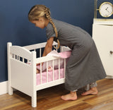 Deluxe Doll Crib with Bedding, Designed for 16-20" Dolls, Katie's Collection