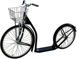 Amish-Made Deluxe Kick Scooter Bike, 24" Front Wheel 20" Rear Wheel, Adult-Size