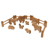 Wooden Toy Farm Animal Set