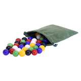 Bag of 60 Glass Marbles for Chinese Checkers, 5/8" (16mm) Diameter
