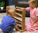 Wooden Marble Roller Racetrack Toy - Child-Safe Finish
