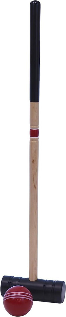 AmishToyBox.com Individual Flag Croquet Mallet - 32" Handle - Polymer Head