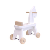 Amish-Made Wooden Riding Horse Toddler Ride-on Toy