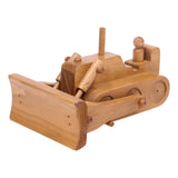 Amish-Made Wooden Bulldozer Toy, Child Safe Finish