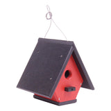 Amish-Made Hanging Wren House, Eco-Friendly Poly Lumber