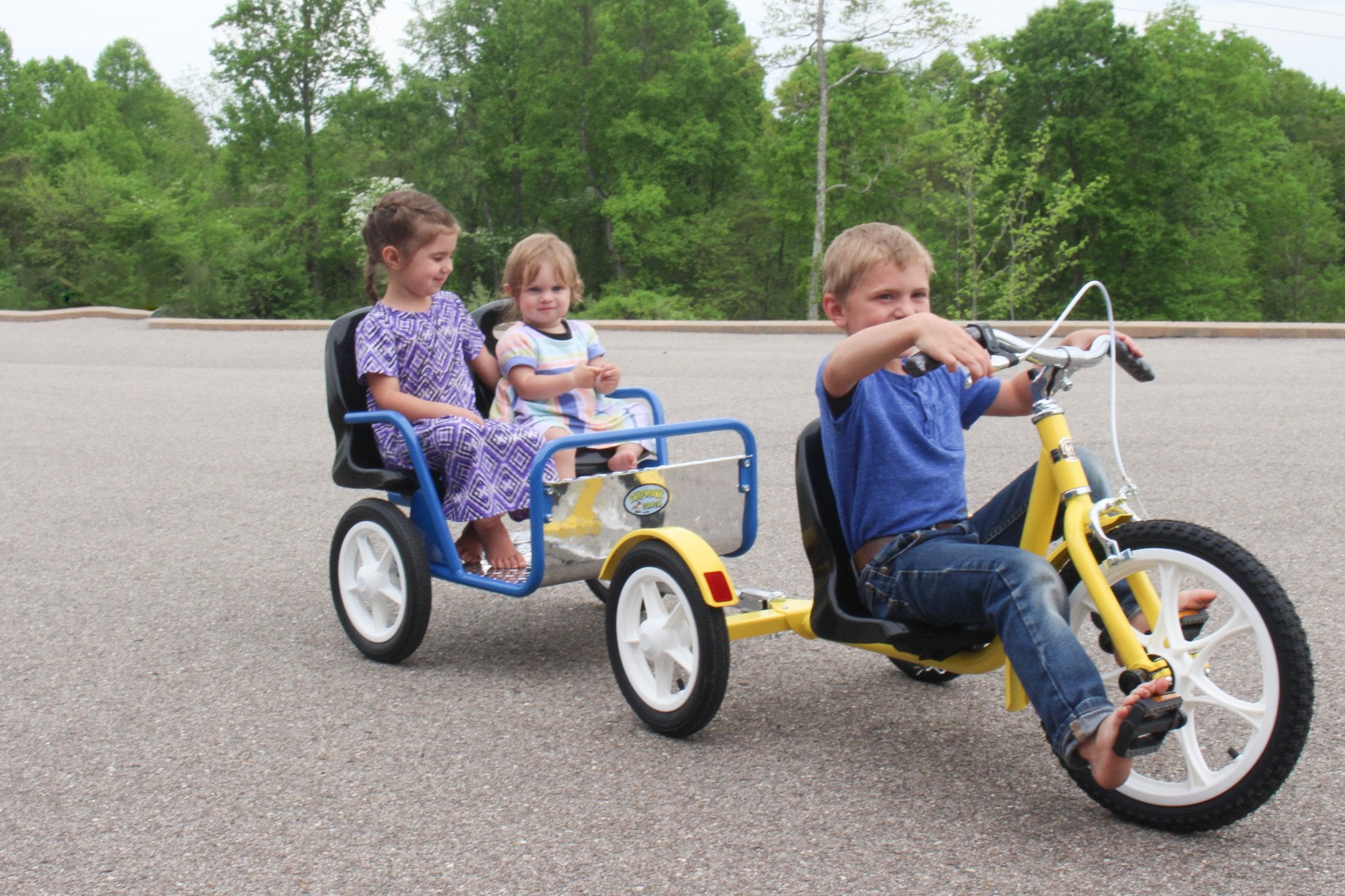 chopper 3 wheel bicycle Amishtoybox.com Groffdale Chopper Deluxe Kid's Trike Blue