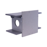 Amish-Made Squirrel Corn Feeder, Poly Lumber, Post-Mount Wildlife Feeder
