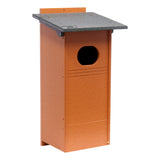 Wood Duck Bird House, Made with Durable Poly Lumber, Post-Mount Design