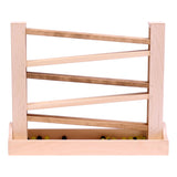 Amish-Made Heirloom Marble Roller Wooden Toy - Child-Safe Finish