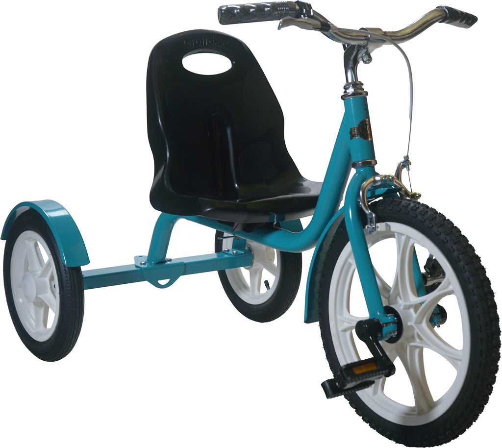 Amish-Made Groffdale Deluxe Ladybug Chopper Kid's Trike (Aqua)