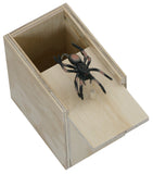 Wooden Spider Surprise Prank Box Toy, Amish-Made