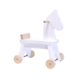 Amish-Made Wooden Riding Horse Toddler Ride-on Toy