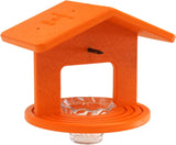 New Design! Oriole Bird Feeder, Poly Lumber Hanging Round Oriole Jelly and Orange Feeder with Grooves for Grip, Single Cup