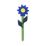 Decorative Flower Stake for Outdoor Décor, Amish-Made with Poly Lumber, Sunflower