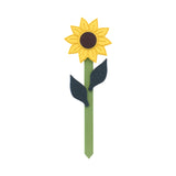 Decorative Flower Stake for Outdoor Décor, Amish-Made with Poly Lumber, Sunflower