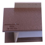 Amish-Made Squirrel Corn Feeder, Poly Lumber, Post-Mount Wildlife Feeder