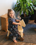 AmishToyBox.com Wooden Riding Horse Toddler Ride-on Toy, Amish-Made