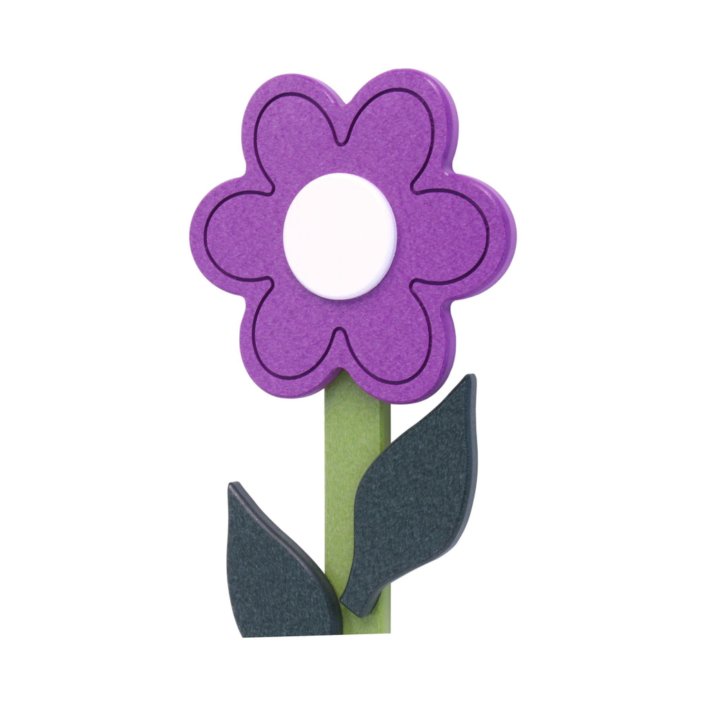 Decorative Flower Stake for Yard and Garden Décor, Amish-Made with Poly Lumber, Daisy