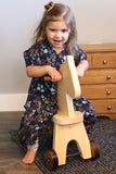 AmishToyBox.com Wooden Riding Horse Toddler Ride-on Toy, Amish-Made