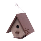 Amish-Made Hanging Wren House, Eco-Friendly Poly Lumber