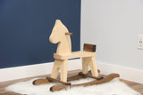 Wooden Rocking Horse Toddler Toy, Amish-Made, Child-Safe Finish