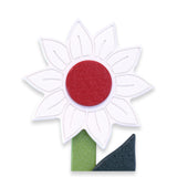 Decorative Flower Stake for Outdoor Décor, Amish-Made with Poly Lumber, Sunflower