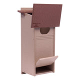 Wood Duck Bird House, Made with Durable Poly Lumber, Post-Mount Design