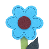 Decorative Flower Stake for Yard and Garden Décor, Amish-Made with Poly Lumber, Daisy