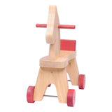 Amish-Made Wooden Riding Horse Toddler Ride-on Toy
