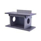 Amish-Made Squirrel Corn Feeder, Poly Lumber, Post-Mount Wildlife Feeder