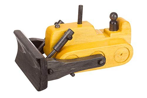 AmishToyBox.com Wooden Bulldozer Toy, Child Safe Finish