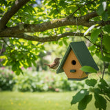 Amish-Made Hanging Wren House, Eco-Friendly Poly Lumber