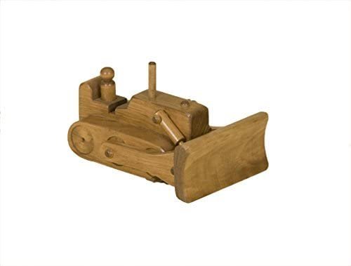 Amish-Made Wooden Bulldozer Toy, Child Safe Finish
