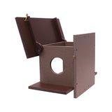 Amish-Made Squirrel Corn Feeder, Poly Lumber, Post-Mount Wildlife Feeder