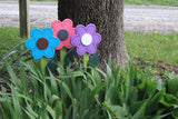 Decorative Flower Stake for Yard and Garden Décor, Amish-Made with Poly Lumber, Daisy