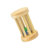 Wooden Baby Rattle Rolling Tumbler Toy, Montessori, Amish-Made
