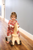 AmishToyBox.com Wooden Riding Horse Toddler Ride-on Toy, Amish-Made