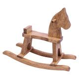 Wooden Rocking Horse Toddler Toy, Solid Pine, Ages 1–3