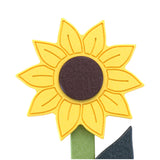 Decorative Flower Stake for Outdoor Décor, Amish-Made with Poly Lumber, Sunflower