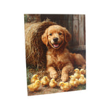 Barnyard Babies Children's Puzzle, 20 Pcs., Amish-Made