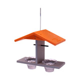 Oriole Bird Feeder, Double-Cup Jelly Oriole Feeder with Pegs for Orange Halves