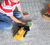 Amish-Made Wooden Bulldozer Toy, Child Safe Finish