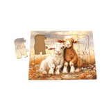 Barnyard Babies Children's Puzzle, 20 Pcs., Amish-Made