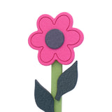 Decorative Flower Stake for Yard and Garden Décor, Amish-Made with Poly Lumber, Daisy