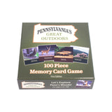 New! Great Outdoors 100 Piece Memory Card Game, Pennsylvania's Wildlife, Amish-Designed